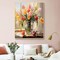 Flower Paint by Numbers Kit for Adults Canvas-Flower Paint by Numbers Kits for Adults,Flowers Painting by Numbers Adult for Gift Home Wall Decor(16x20inch)